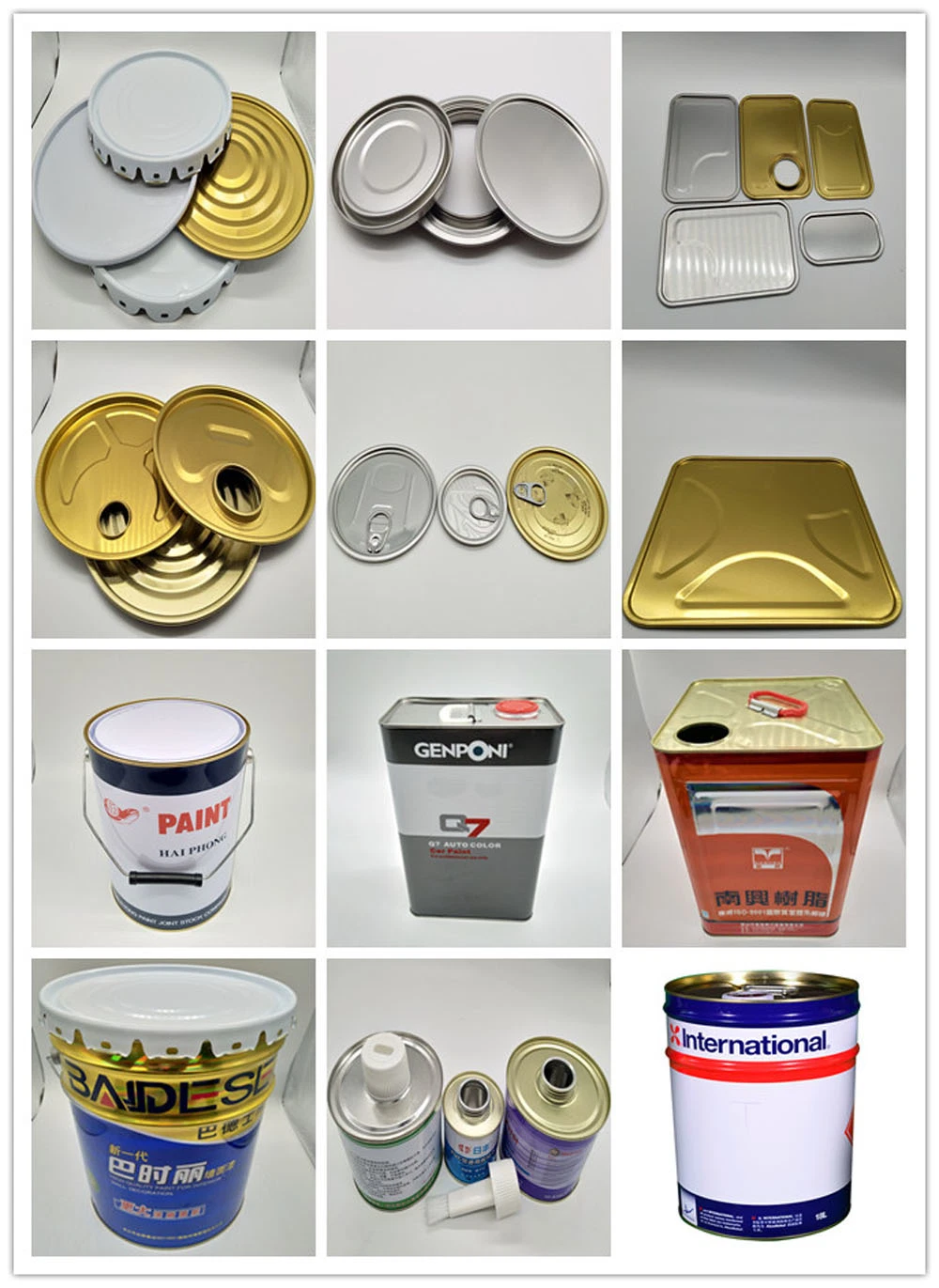 0.1-5L Lubricant Oil Rectangle Tin Cans for Sale