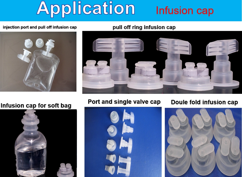 30mm 32mm Pharmaceutical Infusion PP Euro Head Cap Bfs Infuion Bottle Cap